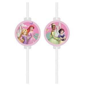 Blister 4 Palhinhas Papel Disney Princess Create Your World