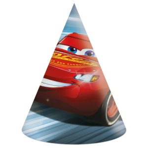 Conj. 6 Chapéus Cone Festa Disney Cars Victory Is Mine