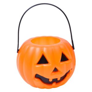 Abóbora Halloween com Luz 11x8x8Cm