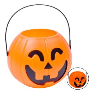 Abóbora Halloween com Luz 17x14x17Cm