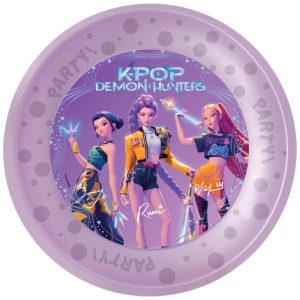 Prato Plástico K-POP 21Cm (pode ir ao Microondas)