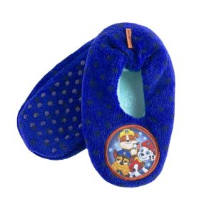Pantufas Inverno Azul Patrulha Pata Chase Marshall Rubble