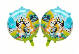 Balão Foil Redondo Bluey 45Cm