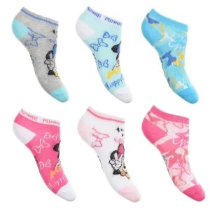 Conj. 3 Pares Meias Minnie Little Bows Disney