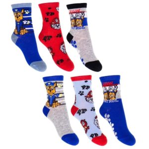 Conj. 3 Pares Meias Patrulha Pata Paws Crew