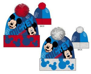Gorro Mickey Vermelho Peace Com Pompom - Vermelho Peace, 52cm