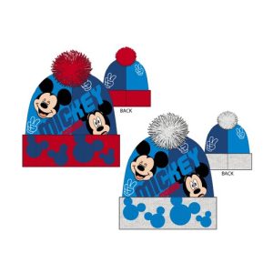 Gorro Mickey Vermelho Peace Com Pompom - Azul Peace, 54cm
