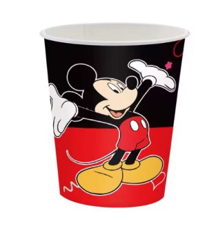 Conj. 10 Copos Papel 200Ml Mickey Happy Birthday