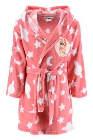 Robe de Banho Coral Luas e Estrelas Bingo (Bluey)