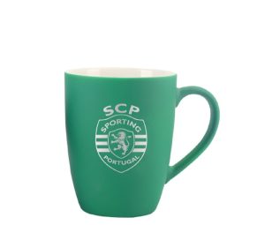 Caneca Veludo Verde Ouro SCP