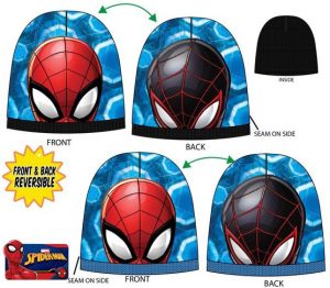 Gorro Reversível Spiderman Dark