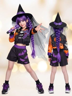 Fato de Halloween Bruxinha K-POP