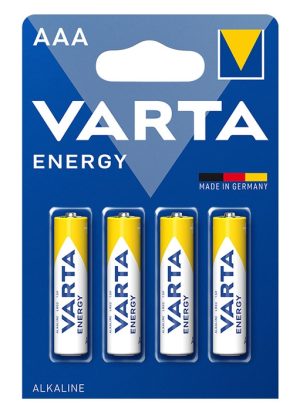 Blister 4 Pilhas Varta LR03 AAA Alcalinas