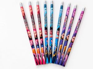 Lápis Grafite com Borracha K-POP Demon Hunters