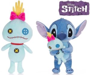 Peluche Stitch & Scrump 30Cm Disney