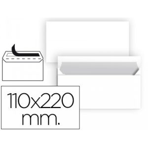 Envelope Branco 110x220mm Sem Janela 80Gr.