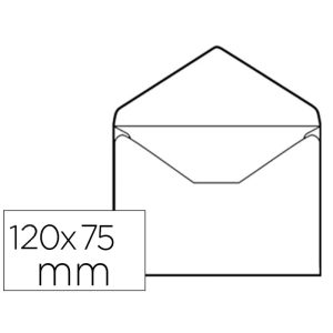 Envelope Branco 120x75mm 80Gr.