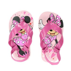 Chinelos Rosa Flip-Flops Minnie Smile Disney