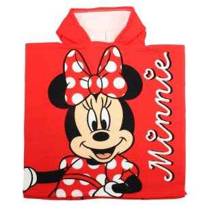 Poncho Vermelho Minnie 50x100Cm
