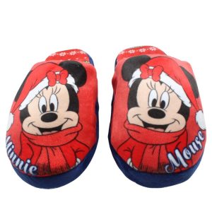 Chinelos de Quarto Natal Vermelhos Minnie