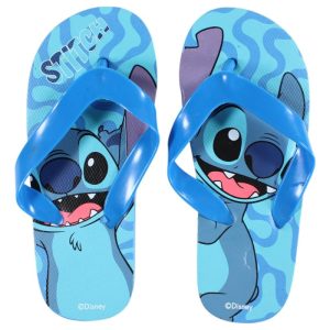 Chinelos Tira Azul Claro Flip-Flops Stitch