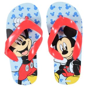 Chinelos Tira Vermelha Flip-Flops Mickey