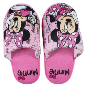 Chinelos de Quarto Rosa Minnie & Figaro