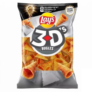 Snack de Milho Matutano Lay´s 3D Bugles Queijo e Bacon 36Grs